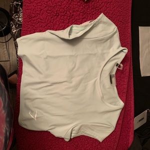 Gym shark crop top